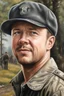 Placeholder: Band of Brothers, 29-year-old Donnie Wahlberg, Oil on Canvas by Thomas Kinkade - 4k UHD, Ultra-realistic, Hyper realistic, Photorealistic, Realistic, absolute Reality