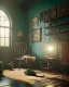 Placeholder: Room scene with alligator sleeping, Wes Anderson styler, realistic image, concept art, smooth, unreal engine 5, god lights, ray tracing, RTX, lumen lighting, ultra detail, volumetric lighting, 3d.