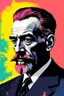Placeholder: pop art pixels 1000 images warhol style x chairman pablo piccasso portrait