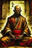 Placeholder: Stats: Strength (STR): 14 Dexterity (DEX): 16 Constitution (CON): 13 Intelligence (INT): 11 Wisdom (WIS): 17 Charisma (CHA): 12 Background: Shirokai was raised in a secluded monastery, where the monks devoted themselves to the study of ancient martial arts and the pursuit of inner peace. He was an orphan, brought to the monastery's doorstep as a baby, and the monks raised him as one of their own. photorealism, depth of field, lightrays, downligh