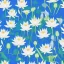 Placeholder: highly detailed painting of Blue Lotus Lily (nymphaea caerulea), seamless pattern, Avant Garde