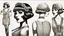 Placeholder: Full Body, burlesque Woman With A Bob With A Fringe Hairstyle, 1920s flapper style Clothing, Steampunk, Black Background, photorealism