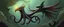 Placeholder: octopus bird witch looks beyond really powerful, fantasy illustration