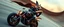 Placeholder: vampire fox kangaroo sock speeding on a vampire sci-fi motor bike on skate ramp while eating hot dogs