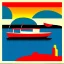 Placeholder: boat pop art