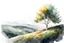 Placeholder: watercolor drawing of a birch tree on a hill on a white background, Trending on Artstation, {creative commons}, fanart, AIart, {Woolitize}, by Charlie Bowater, Illustration, Color Grading, Filmic, Nikon D750, Brenizer Method, Perspective, Depth of Field, Field of View, F/2.8, Lens Flare, Tonal Colors, 8K, Full-HD, ProPhoto RGB, Perfectionism, Rim Lighting, Natural Lighting, Soft Lig
