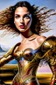 Placeholder: art by Patrick Woodroffe in the style of Salvador Dali, Gal Gadot, HD 4K, scientific detail