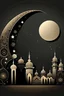 Placeholder: Ramadan crescent with mosque