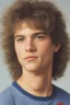 Placeholder: full color image, 1980's yearbook photo, teenager, Edward Van Halen, 14 years old, photorealistic, --ar 9:16 --style raw