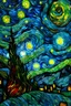 Placeholder: van gogh night star