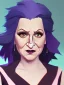 Placeholder: Portrait of a 30 year old strange witch like Bette Midler