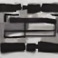 Placeholder: abstract artwork of black and white rectangles, oil on canvas, black and white, smudged charcoal, in the style of esteban vicente, in the style of mark rothko