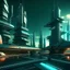 Placeholder: futuristic district
