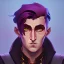 Placeholder: Portrait of a 30 year old strange warlock