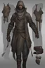 Placeholder: Male human rogue i na city