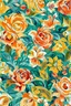 Placeholder: flowers floral pattern in the style of Pierre-Auguste Renoir