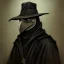 Placeholder: A portrait of a plague doctor, art by Satoshi Nakamoto trending on artstation