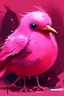 Placeholder: the pink harror bird