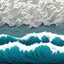 Placeholder: comic-style waves but the water is replaced with alternating large numeric zeroes and large numeric ones