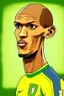 Placeholder: Fabinho Tavares Brazilian football player cartoon 2d