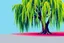Placeholder: pop art pixels 1000 images willow tree absract