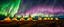 Placeholder: Prairie landscape, aurora borealis, 3 teepees, historically authentic