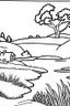 Placeholder: landscape simple drawings for coloring