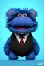 Placeholder: Waist up muppet Portrait, Xi Jinping as muppet doll, Black suit, photo studio, blue background, unreal engine 5, concept art, art station, god lights, ray tracing, RTX, lumen lighting, ultra detail, volumetric lighting, 3d.