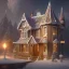 Placeholder: rambling, victorian house made of gingerbread and vibrant candy, 8k resolution, centered, high-quality, ultrafine-detail, digital art, detailed matte, volumetric lighting, illustration, 3D octane render, brian froud, howard lyon, greg rutowski, George Grie