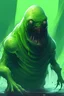 Placeholder: Terrifying image of a slime person dnd artstyle