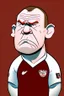 Placeholder: Wayne Rooney English football coach cartoon 2d