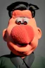 Placeholder: Waist up muppet Portrait, Kim Jong-un as muppet doll, black suit, photo studio, red background, unreal engine 5, concept art, art station, god lights, ray tracing, RTX, lumen lighting, ultra detail, volumetric lighting, 3d.
