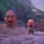 Placeholder: Walter white toddler, full body, angry, Buddha body, dynamic pose, tokio background, dramatic lighting, hyper realistic, unreal engine, 8k, upscale