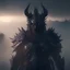 Placeholder: Photoreal magnificent fantasy dragon warrior god in ultra powerful armor in mystic dark fog at early dawn by lee jeffries, 8k, high detail, smooth render, unreal engine 5, cinema 4d, HDR, dust effect, vivid colors