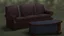 Placeholder: judge alex sits on broken couch far away from his unhappy wife