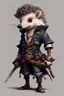 Placeholder: humanoid hedgehog pirate