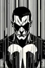 Placeholder: punisher sku;; in the style of Hiroshi Nagai