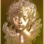 Placeholder: shimmering, shiny metallic flower in the style of Jean-Baptiste, silk painting Modifiers: elegant extremely detailed intricate vibrant beautiful award winning high definition crisp quality Alphonse Mucha holographic shimmering silk painting coherent metallic colors Enoch Bolles