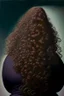 Placeholder: back of the girl with curvy hair