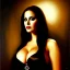 Placeholder: portrait of beautiful busty Clara de Noche painting by Brom , oil on canvas, cinematic composition, extreme detail,fit full head inside picture