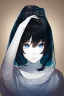 Placeholder: generate a realistic image of a skinny girl with white skin blue eyes and black hair