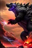 Placeholder: Godzilla fighting the annunaki