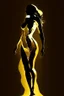 Placeholder: Gold silhouette of female body