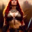 Placeholder: portrait 'beautiful Sexy busty Redhead Sif',Braids, celtic tattoed,painting by gaston bussiere, greg rutkowski, yoji shinkawa, yoshitaka amano, tsutomu nihei, donato giancola, tim hildebrandt, oil on canvas, cinematic composition, extreme detail,fit full head inside picture,32k