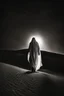 Placeholder: Photography Mistery of Ghost Arab,Walking alonely on desert dark night