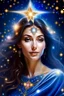 Placeholder: luci angeli natale stelle chakra donna bellissima principessa cosmica