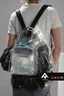 Placeholder: back pack, transparent, sci fi, punk, color, neon