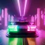 Placeholder: cyberpunk hyper car,cyberpunk 2077,center composition, ultra realistic,shiny, smooth, studio quality, octane render, Surrealism, Triadic colour scheme,glow-stick, ambient lighting,nightclub lighting, polaroid, 100mm, --ar 1:1 --v4