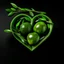 Placeholder: Green heart shape with green olives inside