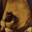 Placeholder:  the cat travels in the 3000 Leonardo by da Vinci